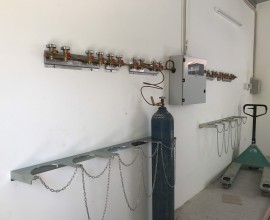 Dàn chai Oxy, CO2, N2O, N2 trung tâm